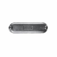 BG68 SAEATON Crouse-Hinds Condulet® BG68 SA Blank Cover With Round Neoprene Gasket, 1-1/2 in, 2 in Hub, For Use With Mogul Series Conduit Bodies Except BUBXL, Copper-Free Aluminum, Electro-Galvanized/Aluminum Acrylic Painted