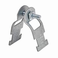 B-Line B2212PAZN B2000 2-Piece Pipe Clamp, 1-1/2 in Conduit, 600/75 lb Load, 1.735 to 1.931 in OD, Steel
