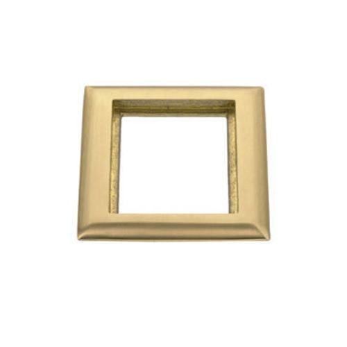 PREMISE WIRING SB3083 Rectangular Carpet Flange, 4.84 in L x 6 in W, For Use With Flush Floor Box, Brass