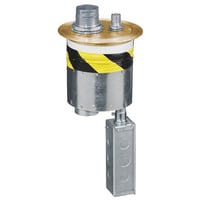 S1R6PTFFBRSWiring Device-Kellems SystemOne ScrubShield® S1R6PTFFBRS Recessed Standard Sized Poke-Through Assembled Unit, 6 in Hole, 7.5 in Dia x 0.15 in THK Cover, 60.44 cu-in Capacity, Composite