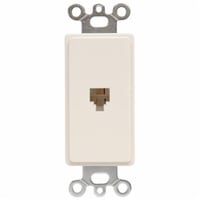 26TE14-LAOn-Q® 26TE14-LA 1-Gang Decorator Modular Jack, Wall Mount