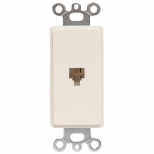 26TE14-LAOn-Q® 26TE14-LA 1-Gang Decorator Modular Jack, Wall Mount
