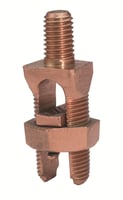 BURNDY® SERVIT® POST™ KC26 KC Series Mechanical Grounding Connector, 1 Conductors, 2 to 3/0 AWG Conductor, 1/2 in Stud, Unplated