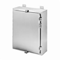 A24H2006SSLPnVent HOFFMAN A20H2008SS6LP Single Door Wall Mount Enclosure, 20 in L x 20 in W x 8 in D, NEMA 4X/IP66