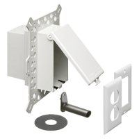 DBVM1WArlington InBox™ DBVM1W DB Series 1-Piece Low Profile Electrical Box, Plastic, 22 cu-in Capacity, 1 Gangs, 1 Outlets, 9.058 in L x 7.012 in W x 5.16 in H