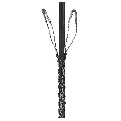 Wiring Device-Kellems 2202010 Double Eye Lace Opening Split Mesh Standard Duty Woven Support Grip, 3260 lb Breaking Strength, 2-1/2 to 3 in Cable, Bronze, Metallic/Tin Coated