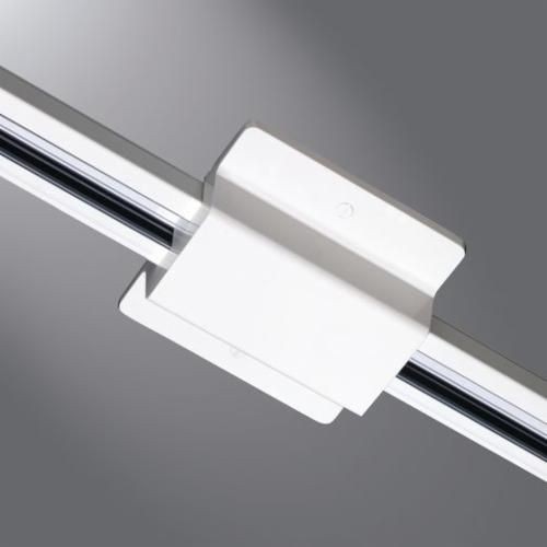 Halo Power-Trac® L909MB Floating Canopy and Connector, 1 Circuits, 4-1/4 in L x 4-1/4 in W, Molded Polycarbonate