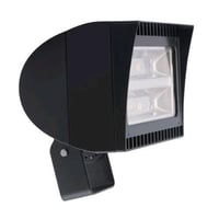 RAB FXLED78T Floodlight Fixture With 120 to 277 VAC ON/OFF Driver, LED Lamp, 91 W Fixture, 100 to 240/277 VAC, Bronze Housing