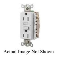 GFT15GYWiring Device-Kellems Hubbell-PRO™ GFT15GY 1-Phase Tamper Resistant Screw Mount GFCI Receptacle, 125 VAC, 15 A, 2 Poles, 3 Wires, Gray