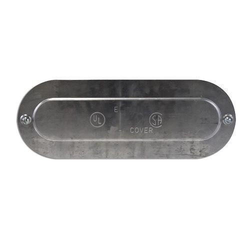 EATON Crouse-Hinds Condulet® 850D 5 Series Cover, 2-1/2 to 3 in Hub, For Use With Rigid/IMC/EMT Conduits, Aluminum, Epoxy Powder Coated