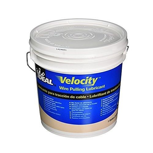 IDEAL® Velocity™ 31-277 Wire Pulling Lubricant, 1 gal Bucket, Gel Form, Ivory, 0.98