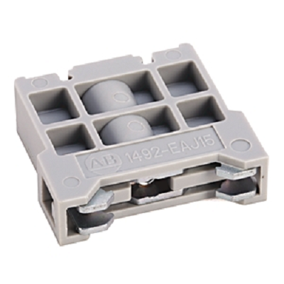 1492-EAHJ35Allen-Bradley, End Anchor, IEC, use with Heavy Duty Din Rail, Gray