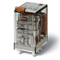 55.32.8.120.0040Finder® 55.32.8.120.0040 55 Series Miniature Standard General Purpose Relay, 10 A, 2CO/DPDT Contact, 120 VAC V Coil
