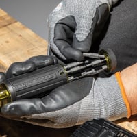 32307Klein® 32307 27-in-1 Tamperproof Multi-Bit Screwdriver, 1 Pieces, 3/32 to 1/4 in, 2 to 5 mm, T7 to T30, T40, TS6 to TS10, SP4 to SP10 Range, Cushion Grip Handle, Stainless Steel