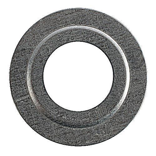 Steel City® WA-131 Reducing Washer, 1 x 1/2 in, For Use With Rigid/IMC Conduits, Steel, Zinc Plated