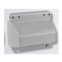 30986Mulberry 30986 Extra Duty Standard Weatherproof While-In-Use Cover With 3-Inserts, 3-1/2 in D, Duplex, GFI Receptacle, Toggle Switch, (7) Round Device Opening Cover, Die Cast Aluminum