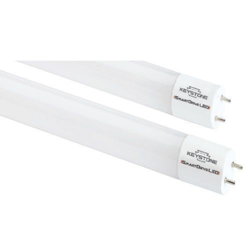 Keystone Technologies KT-LED15T8-48GC-850-S 800 SmartDrive High Efficiency Linear LED Lamp, 15 W, 32 W Incandescent Equivalent, LED Lamp, T8 Shape, 2200 Lumens