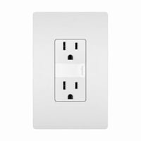 NTL885TRWCC6Pass & Seymour® Radiant® NTL885TRWCC6 Night Light, 15 A, 125 VAC, 2 Poles, 3 Wires, 14 to 12 AWG Wire