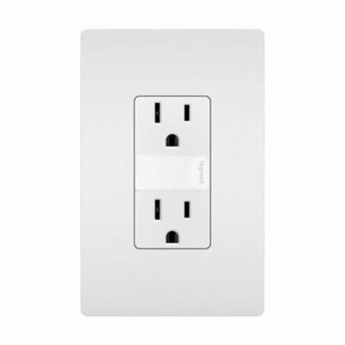 NTL885TRWCC6Pass & Seymour® Radiant® NTL885TRWCC6 Night Light, 15 A, 125 VAC, 2 Poles, 3 Wires, 14 to 12 AWG Wire