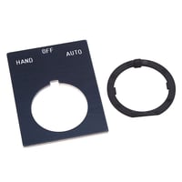 800H-W152Allen-Bradley, 800H-W152, 800H Legend Plate, Standard, FOR.-OFF-REV., Gray