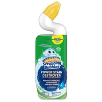 Scrubbing Bubbles® 309110 Power Stain Destroyer Non-Bleach Toilet Bowl Disinfectant, 24 oz Bottle, Rainshower, 6 Per Case