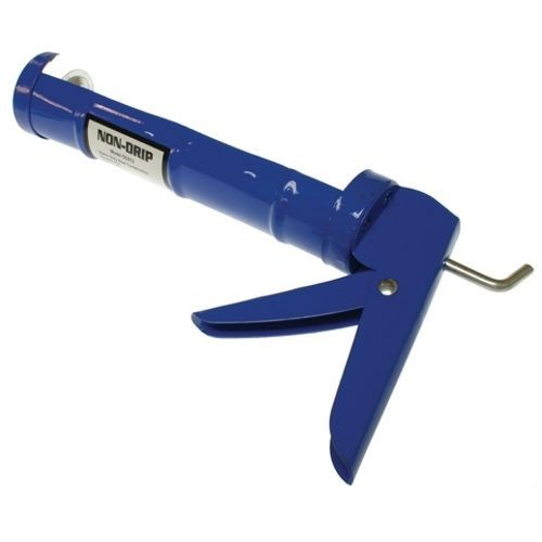 CG1Metallics CG1 Non-Drip Caulking Gun With Double Friction Plate, 10 oz Container, Blue