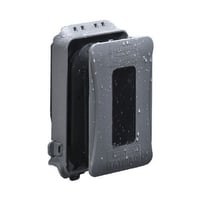 RACO® 16-in-1 Configuration Extra Duty Expandable Flat Non-Metallic Weatherproof While-In-Use Cover, 5.73 in L x 3.61 in W x 1 to 3-1/2 in D, GFCI Device, Neoprene Rubber/Polycarbonate