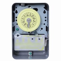 Intermatic® T105 T100 Electro Mechanical Mechanical Timer Switch, 24 hr Setting, 125 VAC, 5 hp, 1NO-1NC, SPDT Contact, 1 Poles