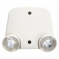 ERE W T WP RD M12Lithonia Lighting® ERE W T WP RD M12 Emergency Remote Light Head, LED, Surface Mount, 277 V, 2 Lamps, White