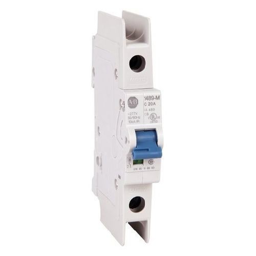 Allen-Bradley 1489-M1D250 Bulletin 1489 Miniature Circuit Breaker, Standard configuration, AC, 1 Pole Configuration, Trip Curve D, UL/CSA Max. Voltage: 240V AC, 48V DC, IEC/EN Max. Voltage: 230V AC, 25 A