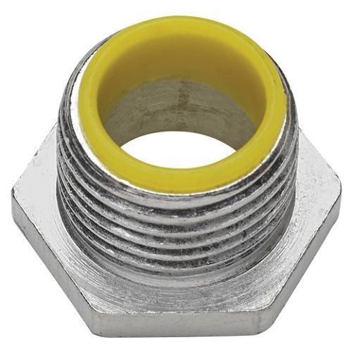 55DEATON Crouse-Hinds 55D Non-Insulated Threaded NPSM Conduit Bushed Nipple, 2 in, For Use With Rigid/IMC Conduit, Die Cast Zinc