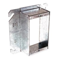 RACO 785 Square Cover, 4 in, 2-Device, 1-1/2 in Raised, Mud Ring