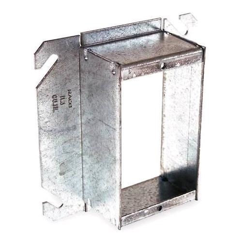 RACO 785 Square Cover, 4 in, 2-Device, 1-1/2 in Raised, Mud Ring