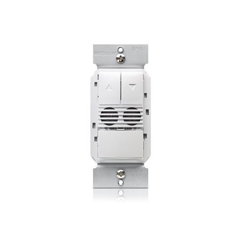 DW-100-IWattStopper® DW-100-I DW Series Dual Technology Single Relay Wall Switch Occupancy Sensor, 120/230/277 VAC, Passive Infrared/Ultrasonic Sensor, 525 sq-ft Coverage, 180 deg Viewing, Surface Mount