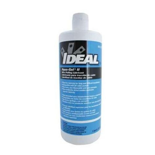 Ideal 31-378 Wire Pulling Lubricant, 1 qt. Bottle, Blue Ideal 31-378 Wire Pulling Lubricant, 1 qt. Bottle, Blue