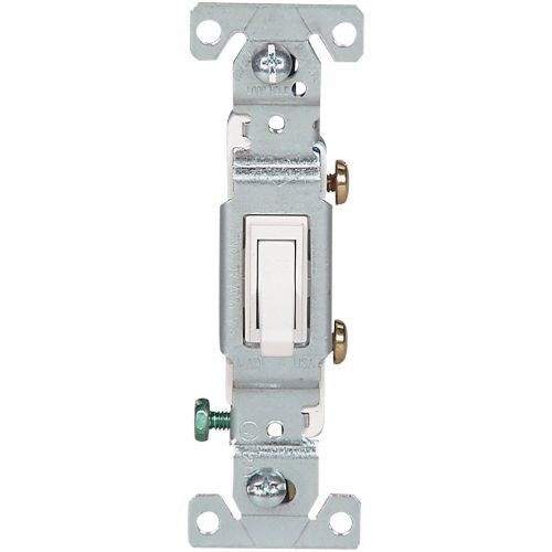 EATON Arrow Hart CS120W Heavy Duty Specification Grade AC Toggle Switch, 120/277 V, 20 A, 1/2 hp Power Rating
