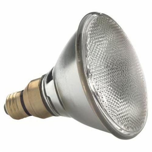 GE HIR™ PLUS 90606 Screw-In Halogen Flood Lamp, 83 W, E26 Medium Skirted Halogen Lamp, PAR38, 2030 Lumens Initial, 5.35 in L