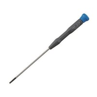 IDEAL® 36-242 Electronics Slim Screwdriver, 1/8 in Cabinet, CRV Steel Shank, 7-9/16 in OAL, Plastic Handle, Polished Chrome