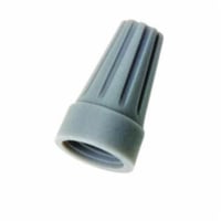 WT1-1BUCHANAN WIRETWIST™ WT1-1 Wire Connector, Ribbed/Twist-On Shell, Fixed/Square Wire Spring, 22 to 14 AWG Stranded Wire, Polypropylene