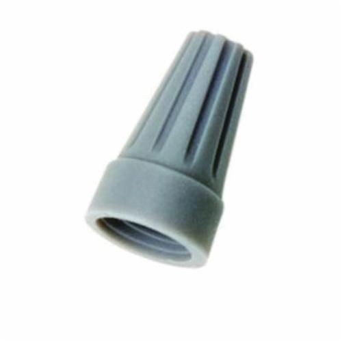 WT1-1BUCHANAN WIRETWIST™ WT1-1 Wire Connector, Ribbed/Twist-On Shell, Fixed/Square Wire Spring, 22 to 14 AWG Stranded Wire, Polypropylene