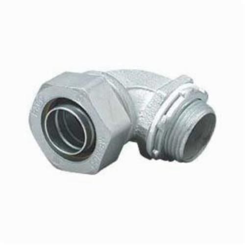 K07591Killark® K07591 K Series Insulated Liquidtight Connector, 3/4 in Trade, 90 deg, Malleable Iron/Steel, Electro-Plated Zinc
