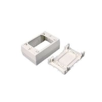 Wiremold® Sure-Snap® NM2048-FW Sure-Snap® Deep Non-Metallic Device Box, 4-3/4 in L x 3 in W x 1-3/4 in H, Fog White