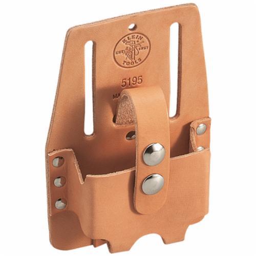 5195Klein® 5195 1-Pocket Medium Slotted Tape Measure Holder, Leather, Natural