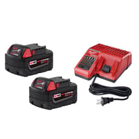 48-59-1850PMilwaukee® 48-59-1850P Starter Kit, 5 Ah Lithium-Ion Battery, 120 V Charge, For Use With Milwaukee® M18™ Products