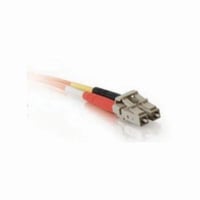 Quiktron® 850-LL2-017 Value Duplex Multi-Mode Fiber Jumper Cable, 50 Fiber, 50 um Core, 5 m L, Orange