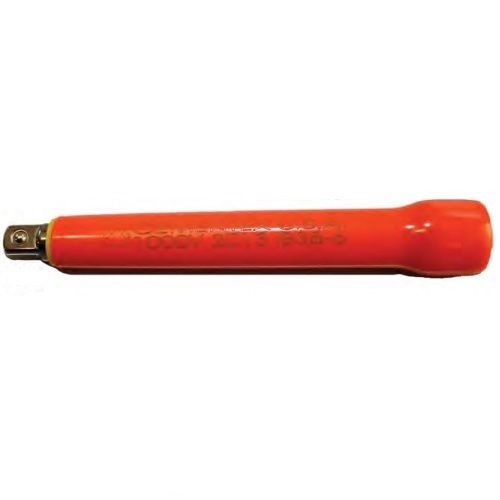 Cementex IB38-6 Insulated Socket Extension Bar, Imperial, 3/8 in Square Drive, 6 in OAL