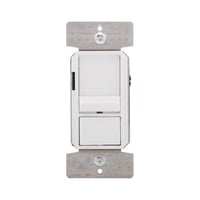 SAL06P2-WEATON SAL06P2-W AL Series Preset Slide Dimmer, 120 VAC, 1 Poles, 3-Way On/Off Operation, White