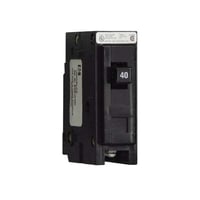 BAB1040EATON QuickLag® BAB1040 Type BAB Miniature Circuit Breaker, 120/240 VAC, 40 A, 10 kA Interrupt, 1 Poles, Non-Interchangeable/Thermal Magnetic Trip