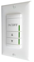 SPODMRD WHSensor Switch™ SPODMRD IV Dimming Switchpod, 120 to 277 VAC, Ivory