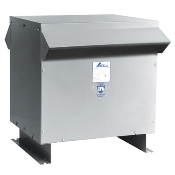 T3075K0013BAcme Electric® T3030K0013B Isolation Ventilated Dry Distribution Transformer, 480D VAC Primary, 208Y/120 VAC Secondary, 30 kVA Power Rating, 60 Hz, 3 ph Phase